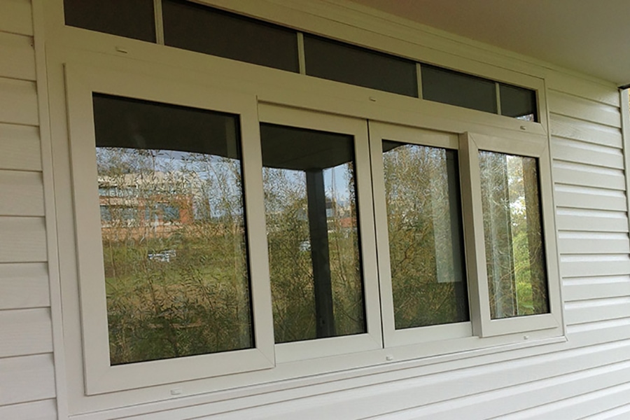 upvc stacker window